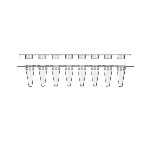 Microtubos PCR 0.2ml Tira x 8 DNA/RNA/PIR.FREE