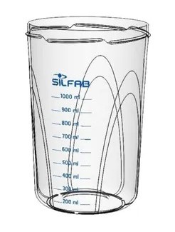 Frasco de Plástico de 1L para Aspiradores SILFAB 