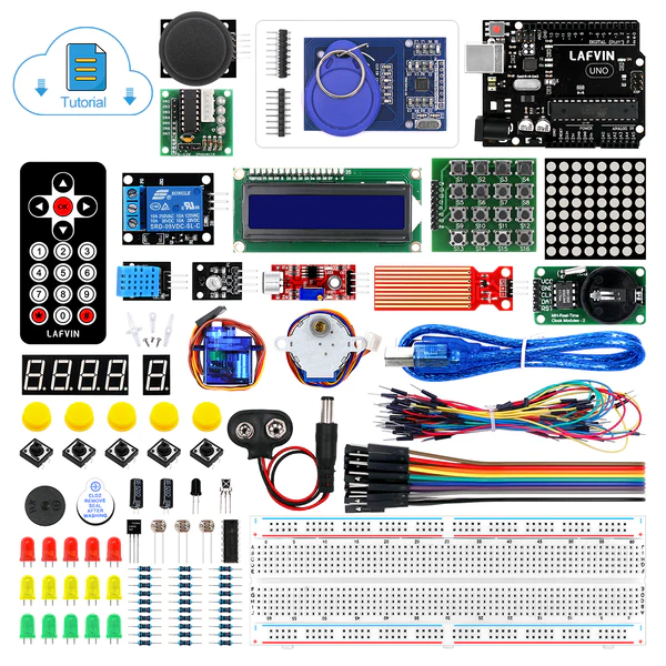 Kit compatible Arduino Basic Starter Uno R3 Proyecto con Tutorial