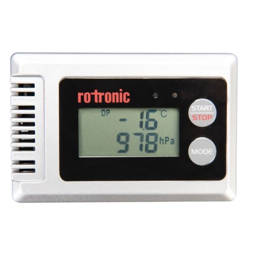 Datalogger para Presión Barométrica, Temperatura, Humedad
y Punto de Rocío Rotronic