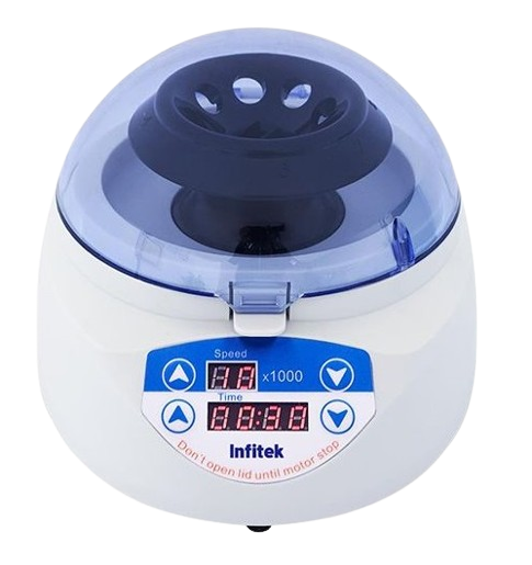 Mini-Centrífuga 6000rpm para 8 tubos tipo Eppendorf 1,5mL Bioevopeak