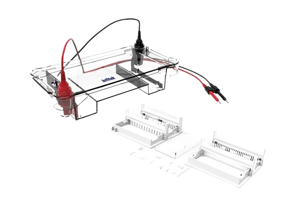 Mini-Cuba Horizontal para Electroforesis con Peines Bioevopeak