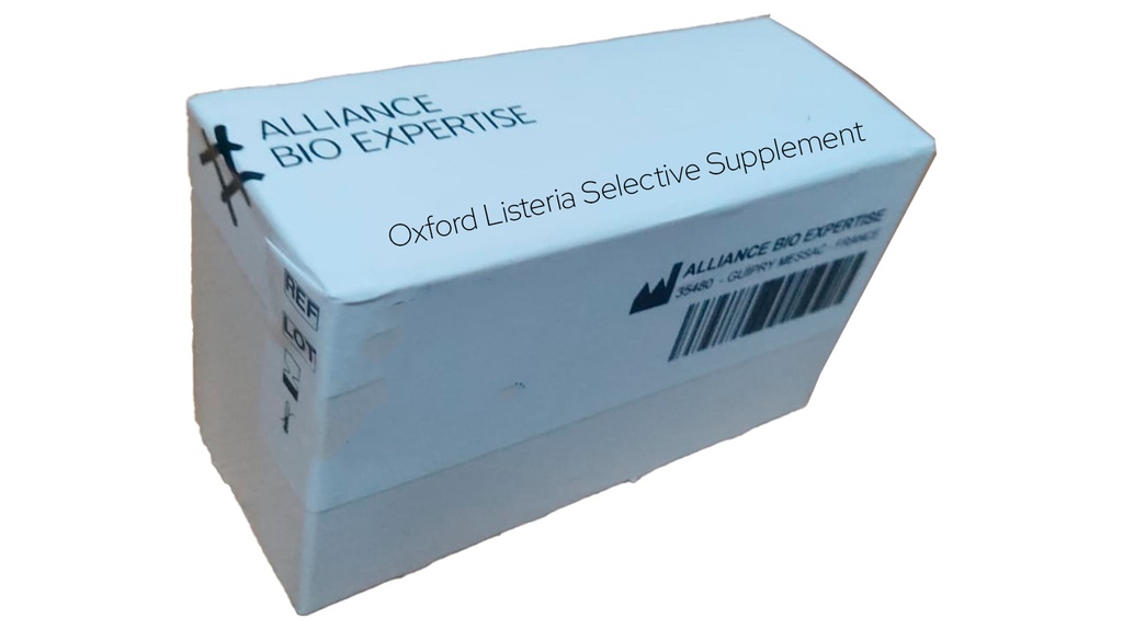 Oxford Listeria Selective Supplement caja por 10 viales ABE