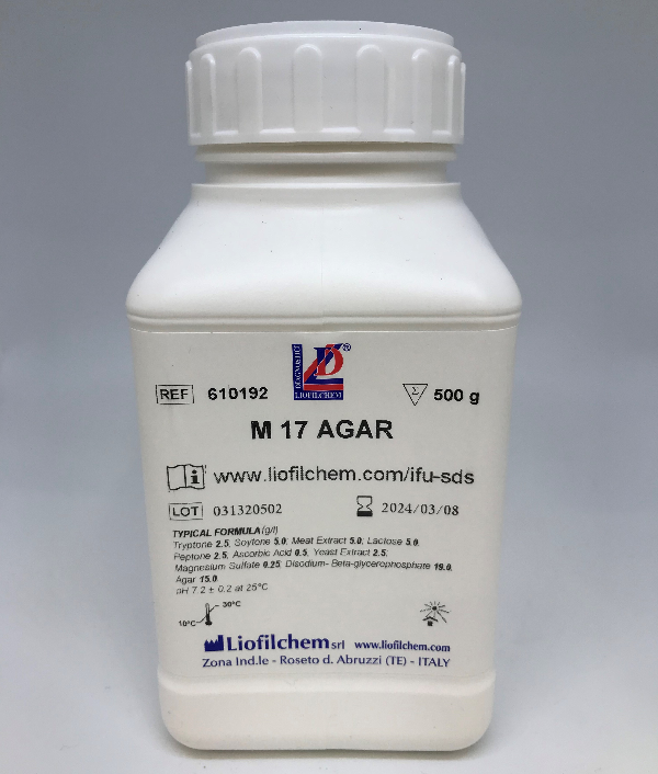 M 17 Agar 500 g Liofilchem