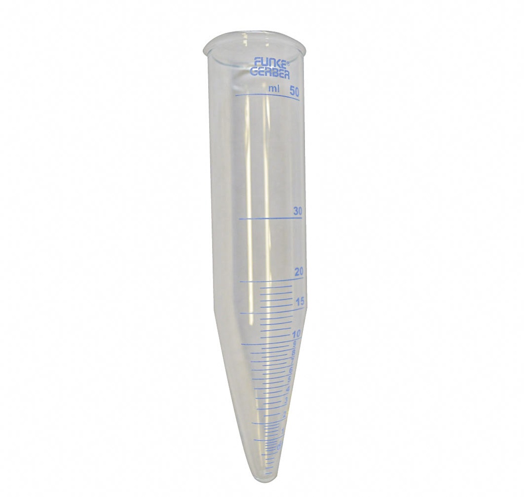 Tubo de Solubilidad Graduado 50ml Funke-Gerber 