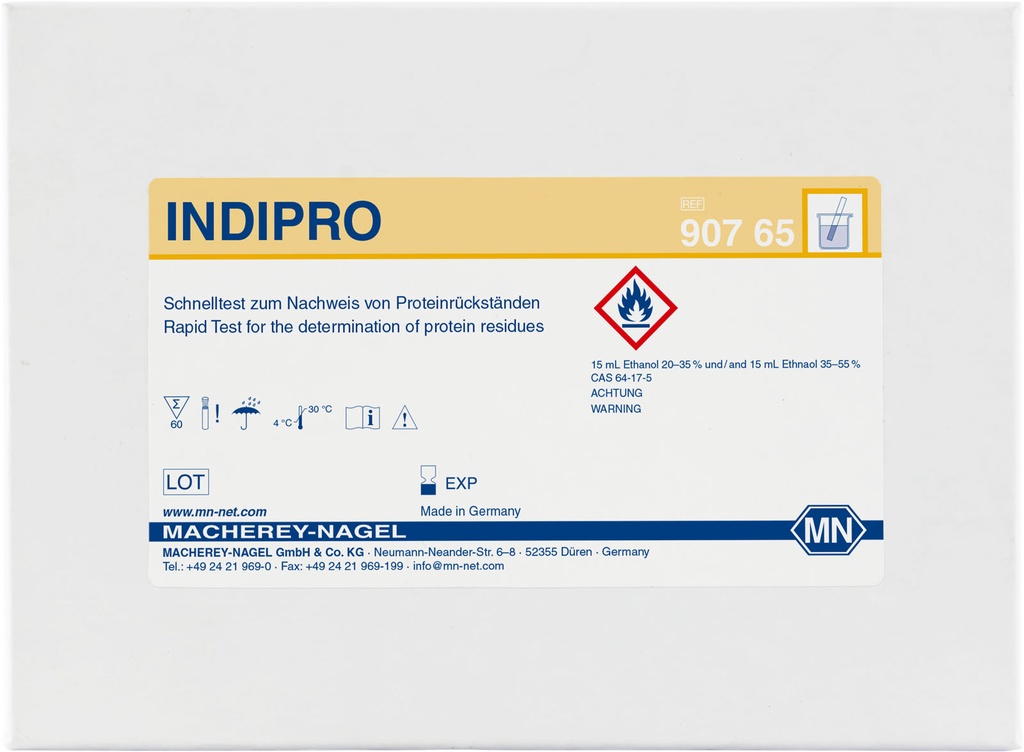 Tiras para Determinar Residuos Proteicos Indipro