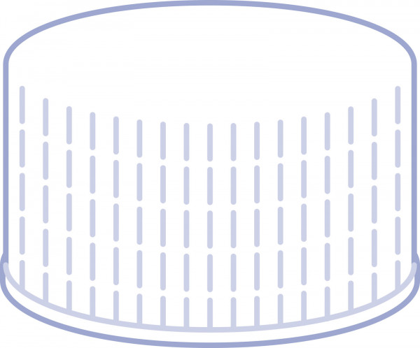 Tapa Rosca PP para Vial N°24 Ciega Macherey-Nagel 