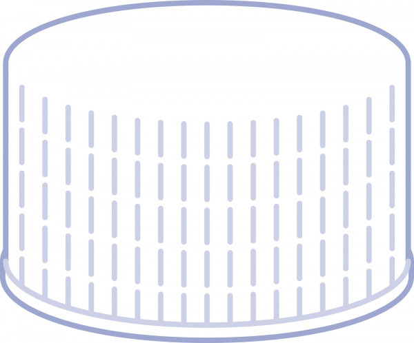 Tapa Ciega para Vial N°24 PTFE/Butilo Macherey-Nagel 