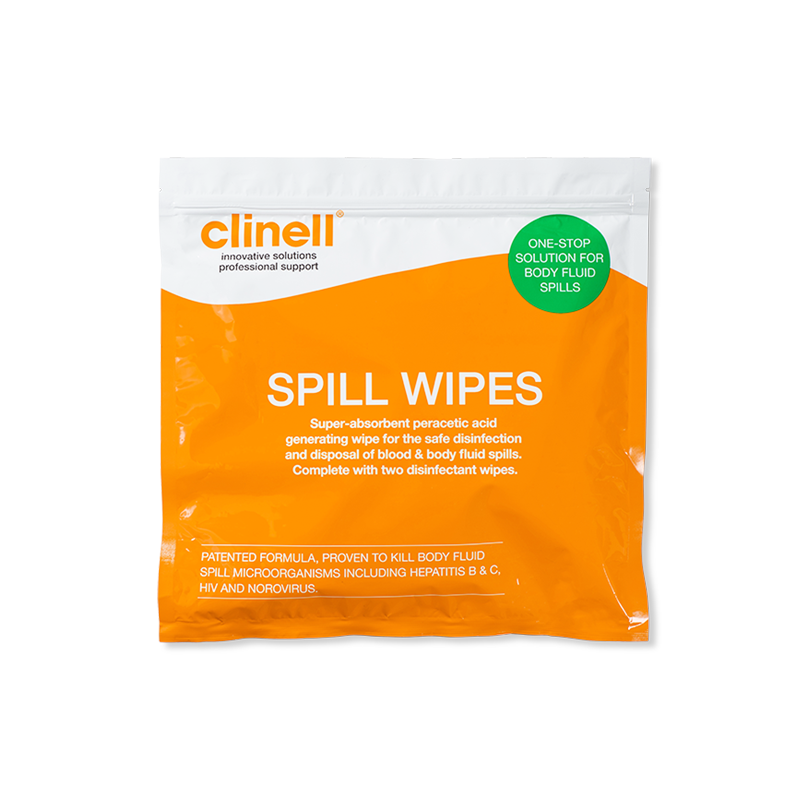 Toalla para Contención de Derrames Clinell - Spill Wipes