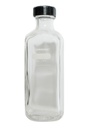 [1372-160] Botella Aforada Cuadrada de Boca Estrecha con Tapa Rosca Corning