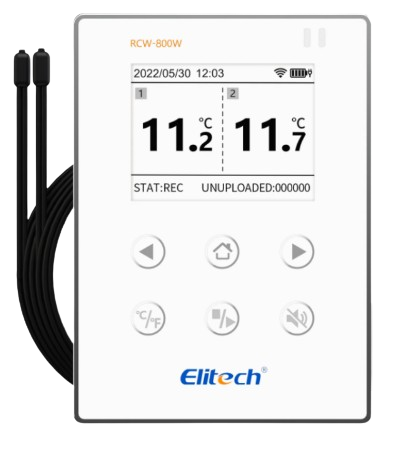 [BIORCW-800WIFI_(TDE)] Datalogger 2 Temperaturas WiFi Elitech