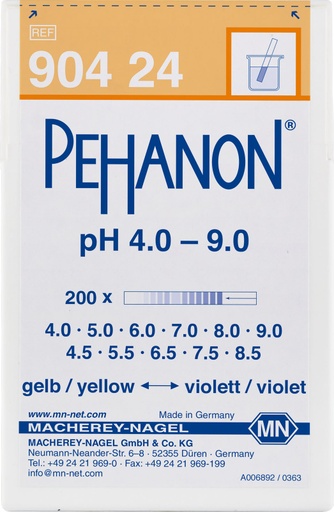 [90424] Tiras de pH 4.0-9.0 Macherey-Nagel - PEHANON