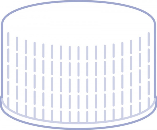 [702102] Tapa Ciega para Vial N°24 PTFE/Butilo Macherey-Nagel 