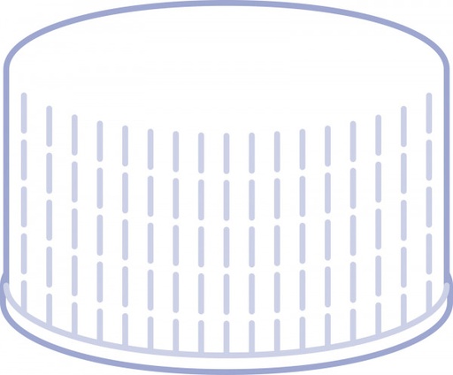 [702102] Tapa Ciega para Vial N°24 PTFE/Butilo Macherey-Nagel 