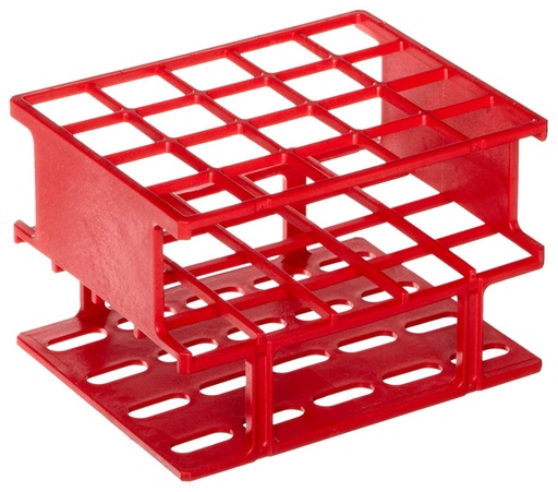 [5972-05] Gradilla Acetal Cuadrada Roja Nalge-Nunc 