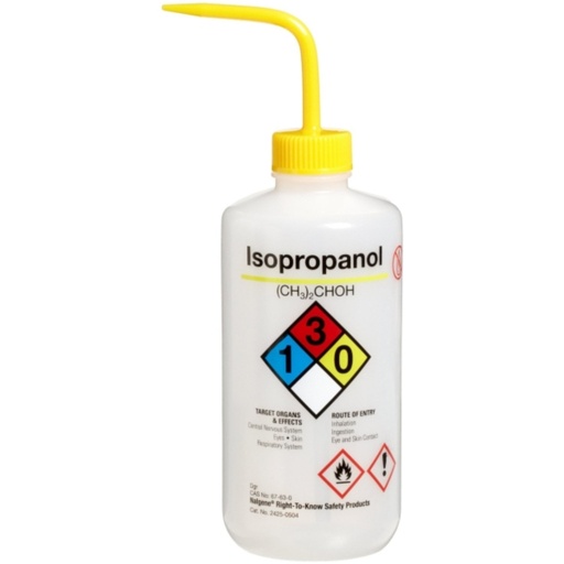 [2425-0504] Piceta 500ml LDPE para Isopropanol Nalge-Nunc