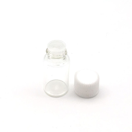 [5183-4311] Vial de Vidrio Transparente con Tapa de Rosca Ciega Agilent