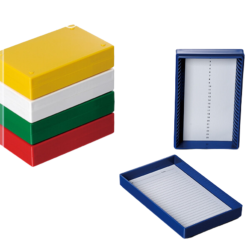 [BIR41-5025] Caja Porta-láminas de 25 Lugares Biologix