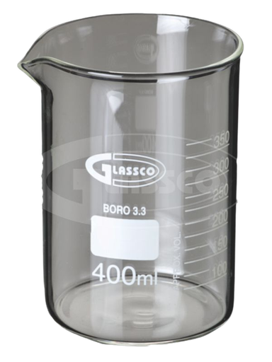 [ELE229.202.10] Vaso de Bohemia de Vidrio Forma Baja con Pico 1000ml Glassco