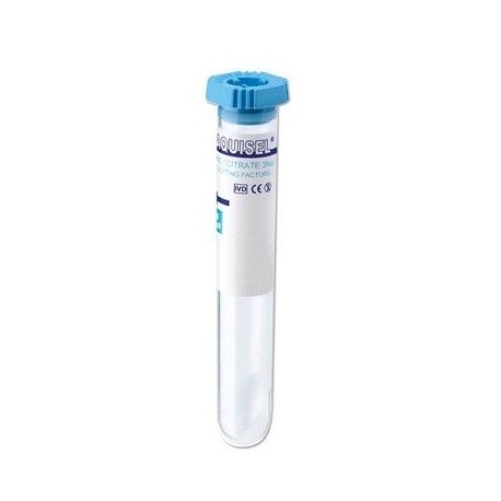 [ELE1501306 B100] Paquete de 100 Tubos con Citrato 3 Na 1ml 55x12 JP Selecta