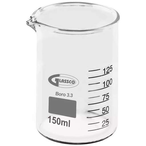 [ELE229.202.06] Vaso de Bohemia de Vidrio Forma Baja con Pico 150ml Glassco