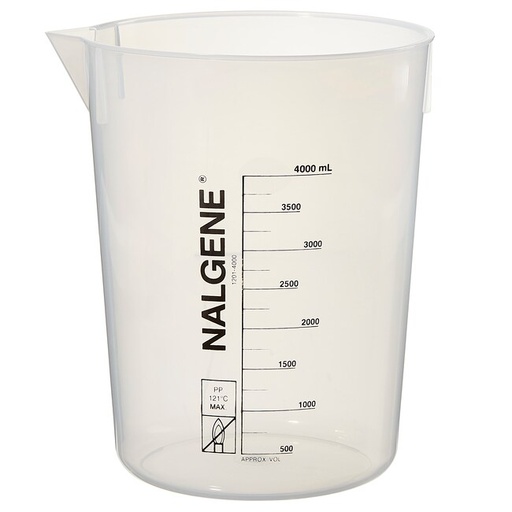 [ELE1201-4000] Vaso de Bohemia 4L PP Nalge-Nunc