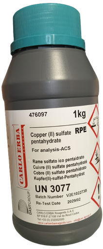 [ZON292058] Cobre (II) Sulfato 5H2O RPE ACS PA x 1Kg