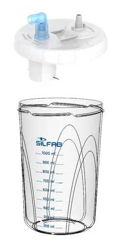 [MARFP1 SF-SFB] Frasco de Plástico de 1L para Aspiradores SILFAB 